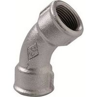 CURVA LUNGA FF 45° ZINCATA Misura: 3/8
