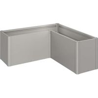 Fioriera Belvedere MIDI Gr. L150 grigio quarzo metallizzato