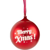 Bluetooth-Lautsprecher - BIGBEN - Weihnachtsbaumkugel-Format - Rot