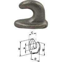Gancio per catena Cermag 62047