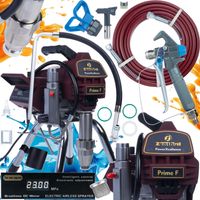 Pompa Airless Zenthril Prime F – 2800W, 20MPa, 4L/min Tecnologia ZenControl, Motore Brushless, Display LCD
