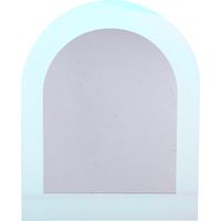 Miroir Mural D’Arche Décoratif Étanche 70x50 Cm en Acrylique Miroir Arc Moderne pour Chambre Salon Salle De Bain Décoration Murale Design Contemporain