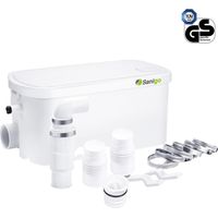 Sanigo pompa doccia Silenziosa 250W con 2 ingressi doccia, vasca da bagno, lavello cucina