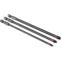 kwb 3 Bits 150 mm PH Set Torsion 123041 (TQ 60 Stahl, Torsionszone, ISO 1173, Antrieb C6.3), L