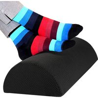 Fußstütze unter dem Schreibtisch, ergonomischer Fußstützkissen mit Hochdichte-Schaumstoff, Fußkissen für eine bessere Haltung und Stressabbau im Büro und zu Hause