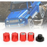 4 écrous de jante M4 pour Traxxas TRX4, Axial SCX10 90046 D90 et Tamiya, bouchons de roue