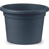 Vaso Cilindro 100 con Rulli 100 cm - Deep Blue