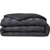 Parrure de lit TODAY Prestige - 220 x 240 cm - 2 personnes - 100% Satin de coton - Fusain