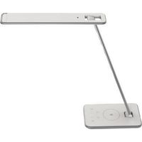 Unilux JAZZ LED Schreibtischlampe modern grau