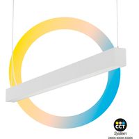 Lampada lineare LED DOB CCT - 40W - 120cm - 120lm/W - PVC -