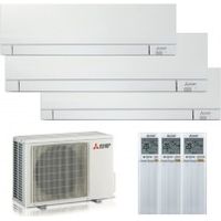 Mitsubishi Electric – Climatiseur réversible Inverter Wi-Fi 18000/9000 BTU – Multi Split silencieux – Classe énergétique A++ – Pour espaces jusqu'à 70m²