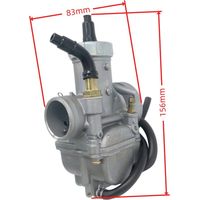 The PE28 carburetor is suitable for the fuel system and throttle valve of the RSZ DIO NSR GY6 404-040 scooter and ensures a smooth cold start.