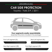 Modanature Laterali per Toyota con Biadesivo 3M - Modello: YARIS 3P.
