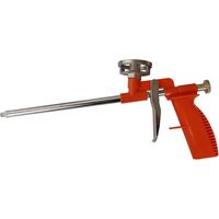 Pistolet applicateur de mousse polyuréthane – Corps en acier inoxydable – Poignée plastique – Réglage du débit pour application précise – Beast