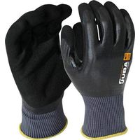 Guante nailon recubierto total nitrilo, negro, t-07