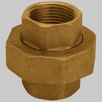 BOCCHETTONE FEMMINA/FEMMINA OTTONE GIALLO - 1"1/4 x 1"1/4
