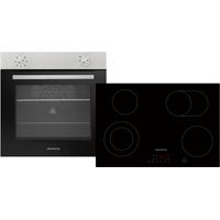 Forno Piano cottura Set stufa in vetroceramica Set installazione Autosufficiente Frameless Respecta