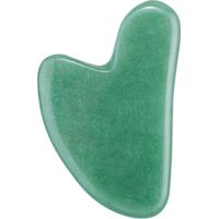 Grattoir en jade pour le soin du visage et du corps, pierre faciale pour réduire les poches et affiner les traits du visage - Crezuo