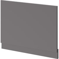 Gloss Grey MDF 700mm End Bath Panel - 700mm -