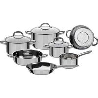 Batterie de casseroles en acier inoxydable Montréal - 10 pieces
