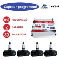 4x capteurs TPMS programmés 52940-J7000 pour KIA Ceed / Proceed / XCeed (433 MHz)