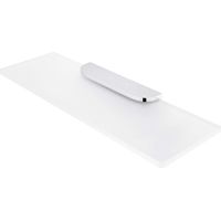 Nimco Nikau - Estante, longitud 40 cm, cristal mate/cromo NK 30091B-40-26