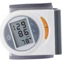 DCG Eltronic MP728 Misuratore di Pressione da Polso Automatico, Sfigmomanometro Digitale con Display LCD, Rilevazione Battito Cardiaco, Compatto e Portatile per Uso Domestico