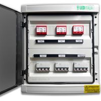 LED Italia DC Panel 3/3 MPPT 1000VDC 20A IP65 12 Mod. Magneto. + Siemens/DEHN-Ableiter