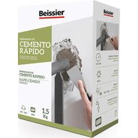 Ciment - CEMENTO RAPIDO - Couleur Gris - 1,5 kg - Poudre pour Intérieur