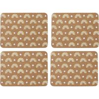 Creative Tops Cork Placemat Set Of 4 Rainbow