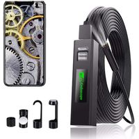720P Inspection Camera Endoscope,Wireless Endoscope WiFi Inspection Camera HD Borescope Waterproof IP67 Snake Pipe Camera