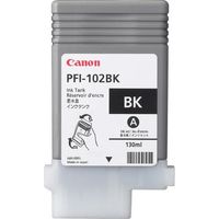 Cartuccia Originale Canon PFI-102BK Nero Standard, 130ml, circa 740 pagine