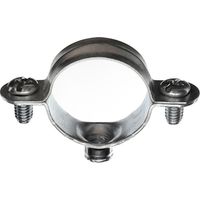 100 colliers de fixation tube simple acier zingué 7x150-Ø10