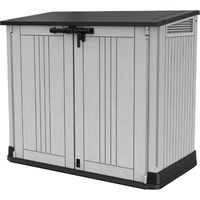 Store It Out Midi 132 x 71,5 x 113,5 cm, cassonetto da giardino multifunzionale da 880 L, in resina, grigio antracite (249442)