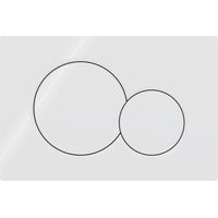 Placa de descarga GEBERIT SIGMA 01 compatible con tanque de agua UP320 UP720, blanca - 115.770.11.5 - KZQ