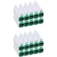 20 Stück Beutel für Vorwerk Kobold VB100 VB 100 FP100 FP 100 Staubsauger, Ersatz-Staubbeutel-Set, Vorwerk Staubsaugerbeutel