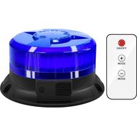 antom Gyrophare LED Sans Fil Rechargeable avec télécommande 12V-24V bleu phare d’avertissement clignotant magnétique 9 Modes de Flash avec pour golf UTV Car Bus