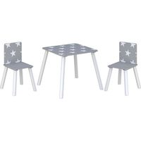 Star Table and Chairs Grey
