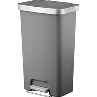 EKO - Poubelle à pédale Hana 45 litres - Plastic - gris