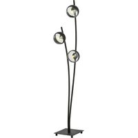 Lampadaire Emibig Hunter LP3 3xE14 noir métal verre