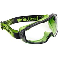 Bolle Safety Green Sealed Goggles with Platinum Clear Lens