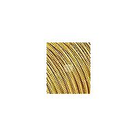 Creative-Cables - Cable rundes ummanteltes Elektrokabel of Gewebe of Farbe TO68 - Gold - 50 Meter, 2 Adern