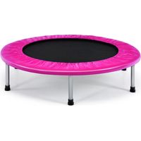 Trampoline rose pliable de 97 cm pour enfants, capacité de charge de 150 kg