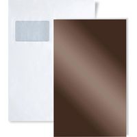 1 PIEZA DE MUESTRA S-10150-SA WallFace DECO BROWN Deco Collection Muestra panel de pared en tamaño aprox DIN A5