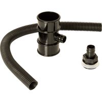 50mm Downpipe Rain Diverter Kit for Water Butts - Black