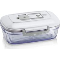 Magic Vac ACO1093 Contenitore per Alimenti Rettangolare 1 L Trasparente Bianco