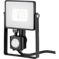 Foco halógeno LED V-TAC 10W SAMSUNG Sensor de movimiento Negro VT-10-S cálido 800lm
