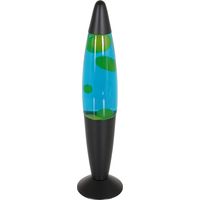 Mexlite - lámpara de mesa - Volcan - negro - vidrio metal - Ø 9cm