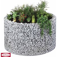 Hochbeet inko gabion verzinkter Stahl 146x146 cm Höhe 80 cm
