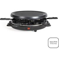 Parrilla raclette para 6 personas, 800 W + parrilla - ON1020N - Onli -